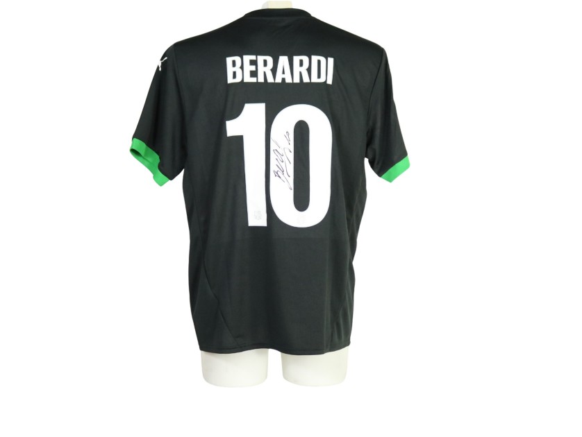 Berardi's Sassuolo Signed Match-Worn Shirt, 2024/25