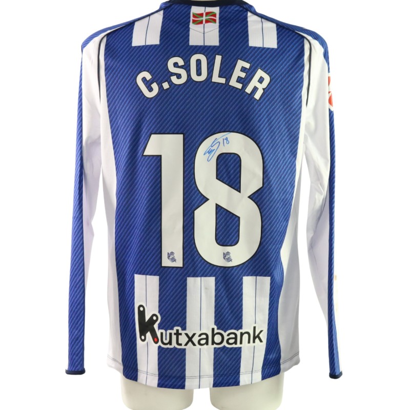 Soler's Signed Unwashed Shirt, Real Sociedad vs Atletico Madrid 2026