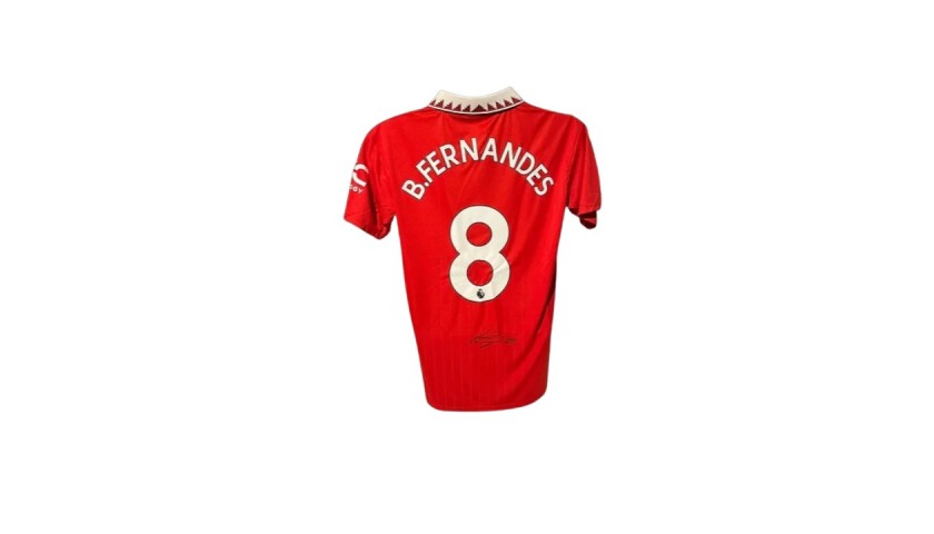 2022-23 Bruno Fernandes Signed Manchester United Jersey BAS