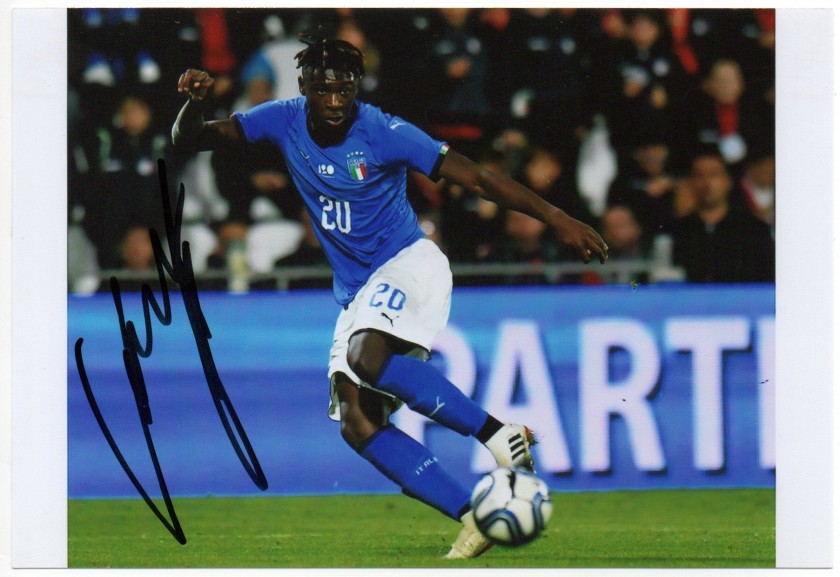 Fotografia autografata da Moise Kean