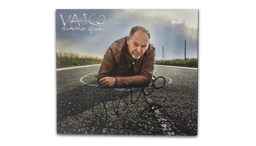 Cofanetto con CD e Felpa autografata di Vasco Rossi