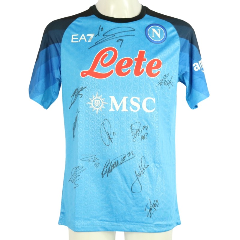 Napoli's Official Shirt Box Set, 2022/23 - Signed by the Players