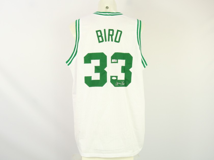 Bird Replica Celtics Signed Jersey + COA