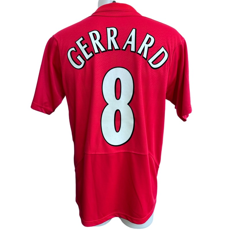 Gerrard Official Shirt, AC Milan vs Liverpool - UCL Final Istanbul 2005