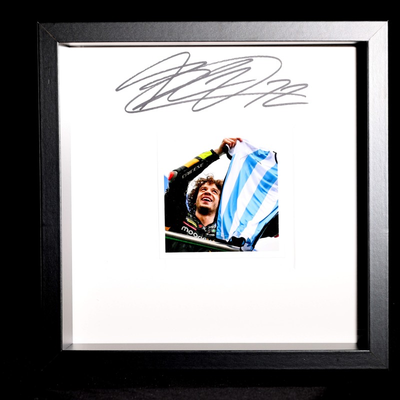 Marco Bezzecchi Signed and Framed Gran Premio Michelin® de la República Argentina Photograph 