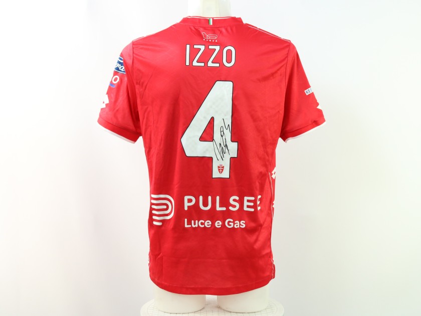 Izzo's Signed Unwashed Shirt, Monza vs Parma 2025