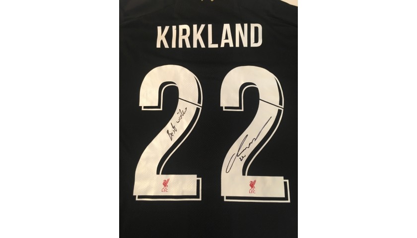 Kirkland's Liverpool FC Legends Match Worn and Signed Shirt