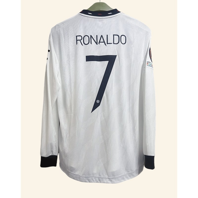 Ronaldo's Manchester United UEFA Europa League Match-Issued Shirt, vs FC Sheriff 