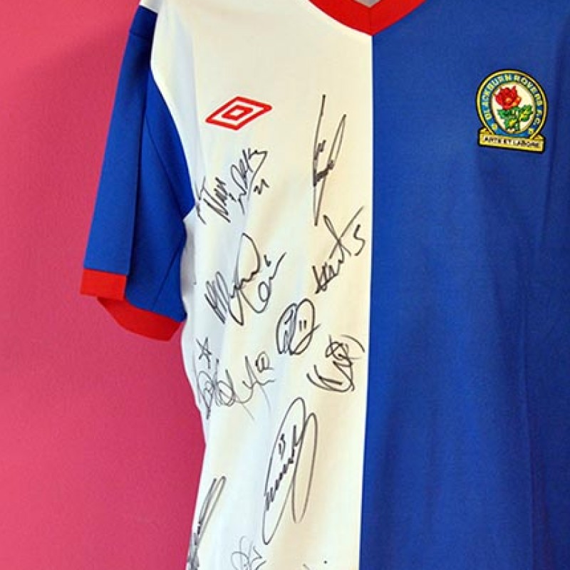 Blackburn Rovers Football League 2012/2013 autographed shirt