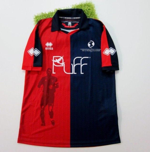 Fiorin match worn shirt, derby Genoa-Sampdoria, Slancio di Vita 2013