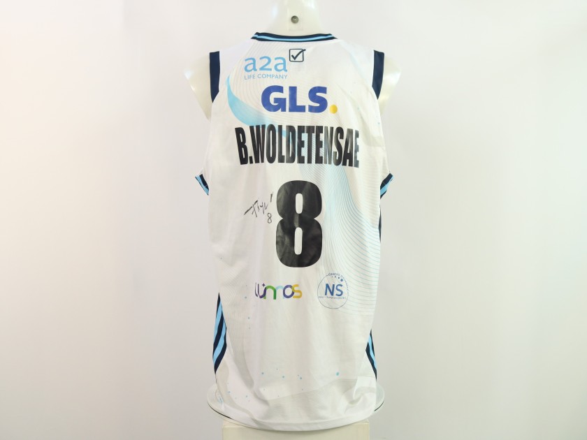 Completo Woldetensae Unwashed Trapani vs Napoli Basket 2024 - Autografato