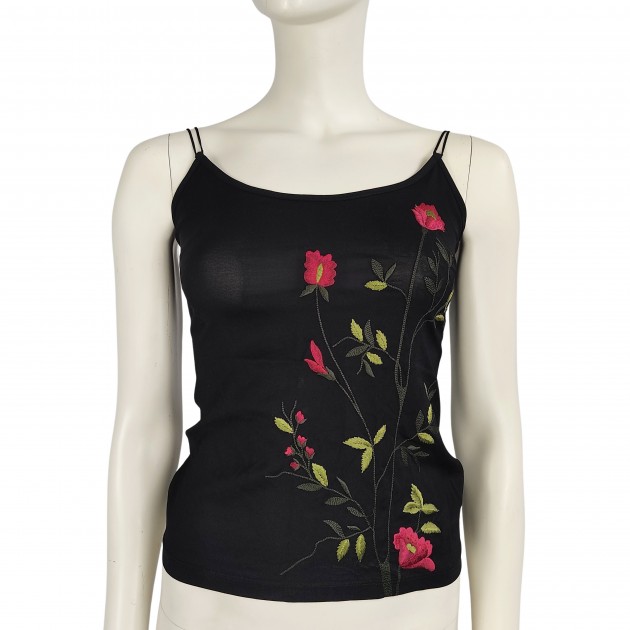 Dolce&Gabbana Top with Floral Embroidery