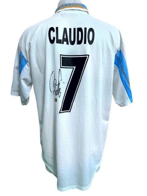 Claudio Lopez's Lazio Signed Official Shirt, 2000/01