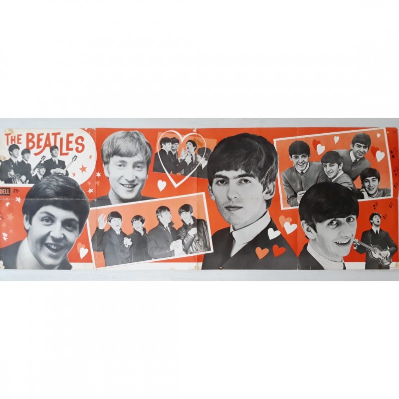 Poster Beatles magazine britannico Dell, 1964 