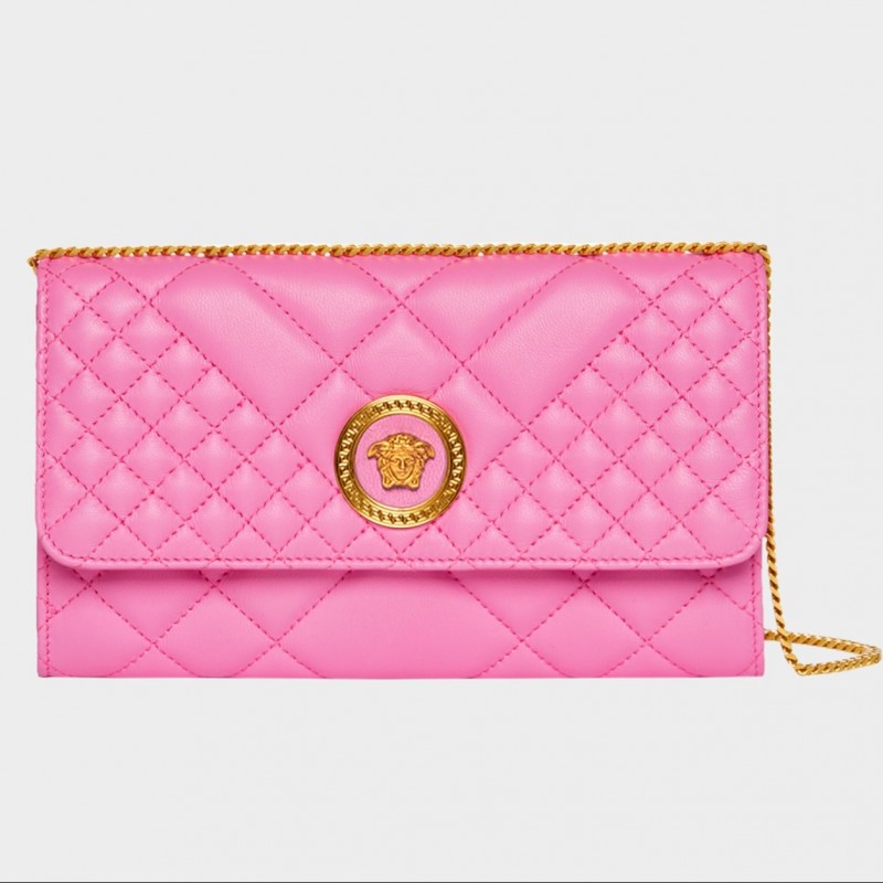 Quilted Icon Evening Bag by Versace