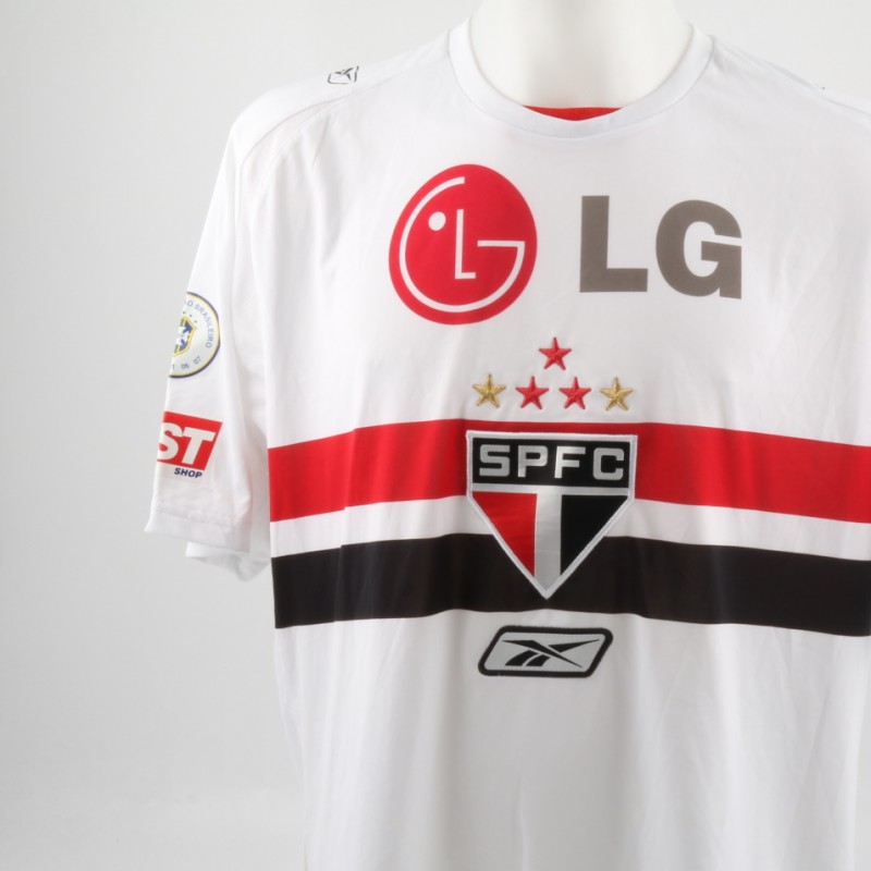 Adriano San Paolo shirt, issued/worn brasilian championship 08/09
