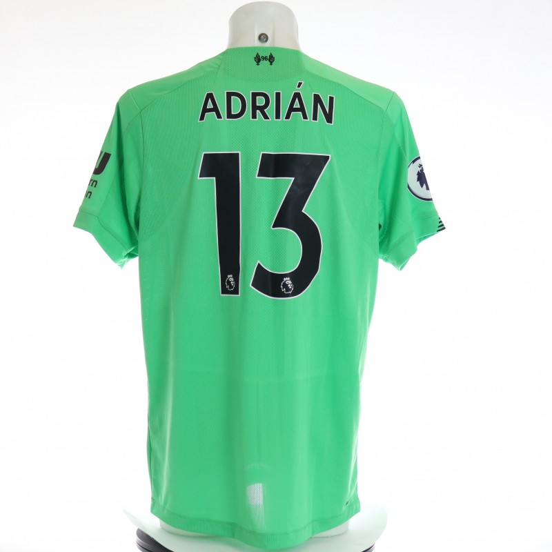 Maglia Adrián Liverpool FC in edizione limitata, 2019/20 – preparata ed autografata 