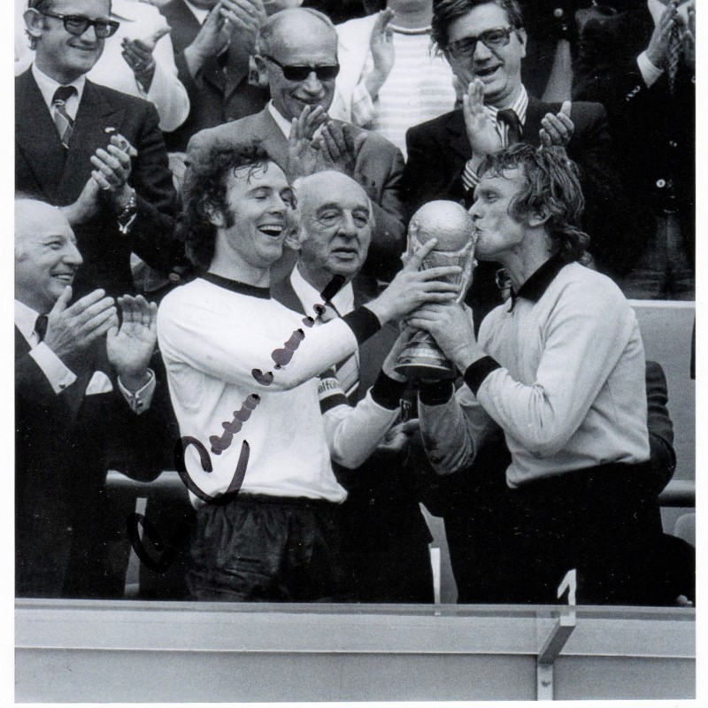 Franz Beckenbauer Signed Photograph, 1974 World Cup 