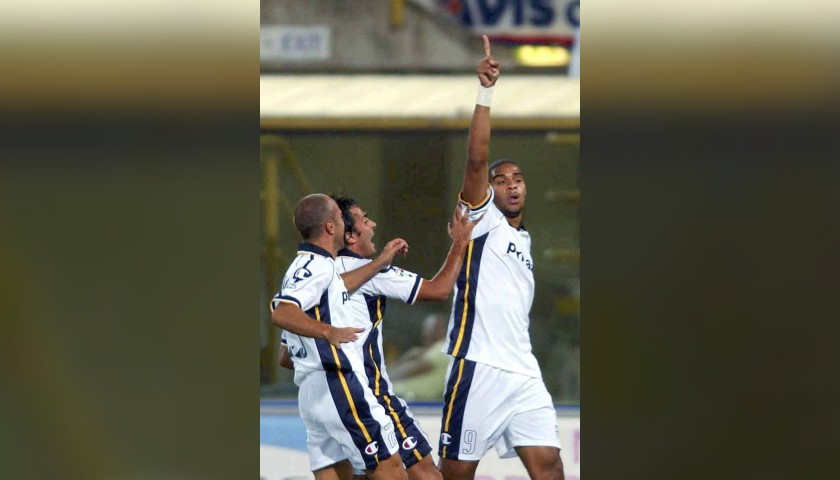 Adriano's Parma Signed Match Shirt, 2003/04