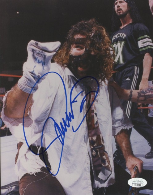 Mick Foley Signed WWE Photo