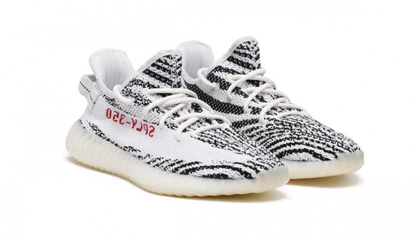 Adidas 'Yeezy Boost 350 v2 Zebra' Sneakers 