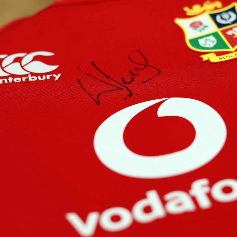 Lions 2021 Test Shirt - Worn and Signed by Wyn Jones