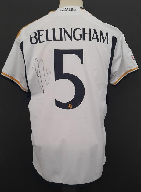 Jude Bellingham's Real Madrid 2023/24 Signed Shirt