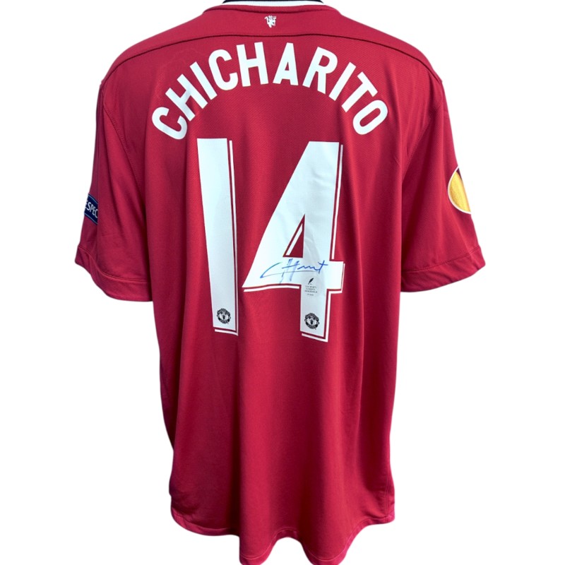 Maglia Ufficiale Hernandez Manchester United, Europa League 2011/12  - Autografata