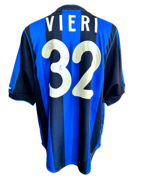 Vieri's Inter Signed Official Shirt, 2000/01