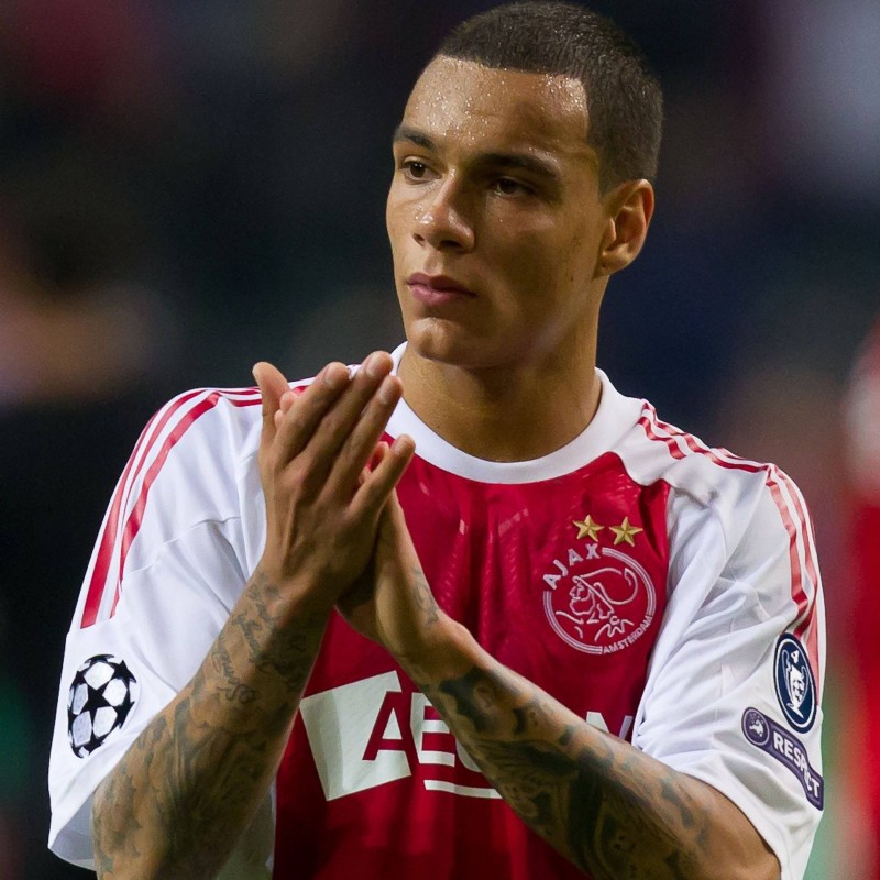 Van der Wiel's Ajax Match Shirt, 2010/11