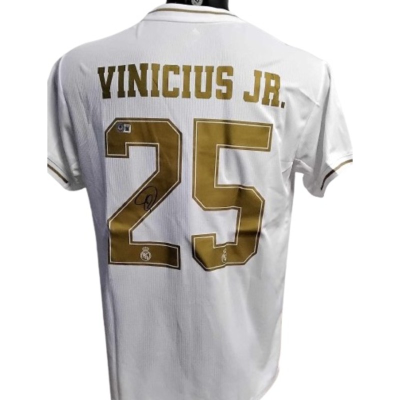 Vinicius Replica Real Madrid Signed Shirt, 2019/20