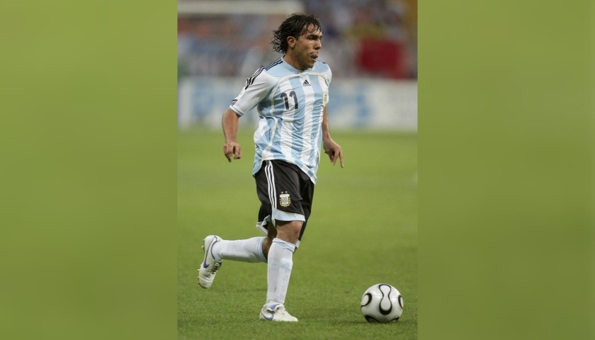 Tevez's Official Argentina  Signed Shirt, 2005