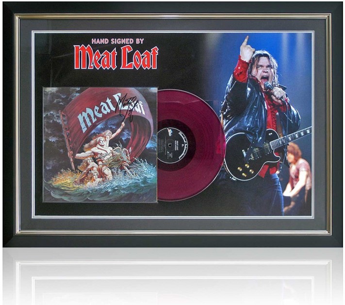 Meat Loaf Signed Bat Out of Hell Vinyl Presentation