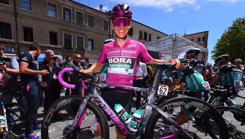 Cyclamen Jersey, Giro d'Italia 2019 - Signed by Ackermann 