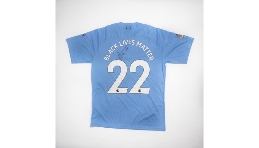 Cityzens Giving for Recovery Match Issued Shirt Signed by Benjamin Mendy