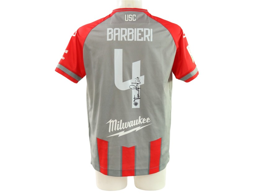 Barbieri's  Signed Unwashed Shirt, Cremonese vs Catanzaro 2025