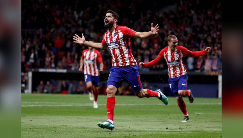 Diego Costa's Match Shirt, Atletico Madrid-Eibar - Torres Last Match 