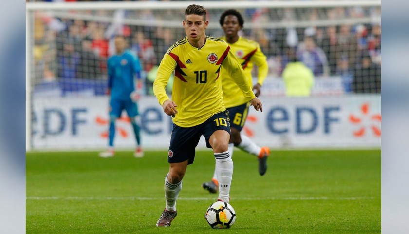 James Rodriguez's Official Columbia Signed Shirt, 2018
