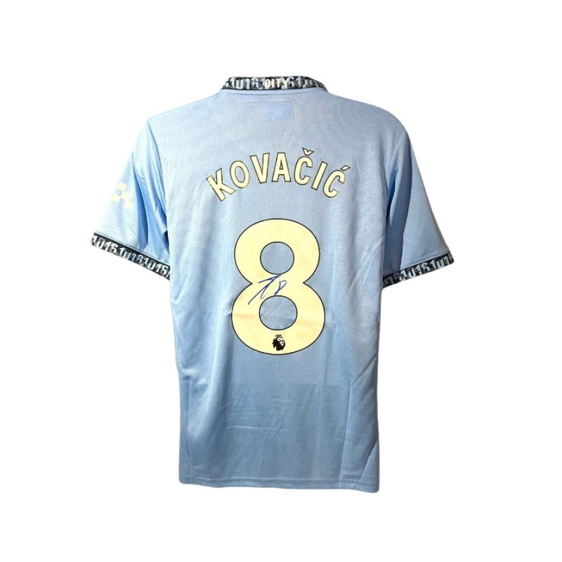 Mateo Kovacic's Manchester City 2024/25 Signed Replica Shirt