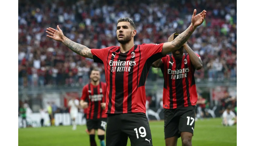 Maglia Authentic Theo Hernandez Milan, 2021/22 - Autografata