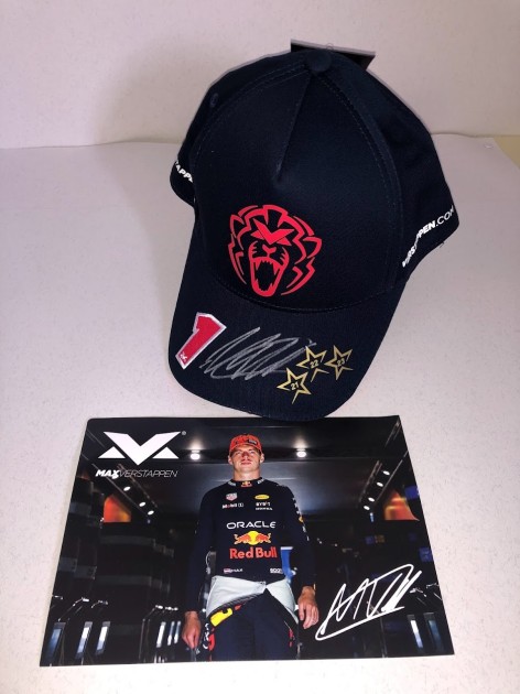 Verstappen Official Signed Cap, World Champion 2023