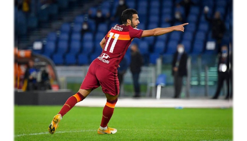 Pedro's Official Roma Signed Shirt, 2020/21