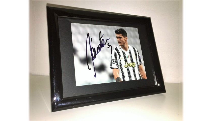 Alvaro Morata Signed Photograph