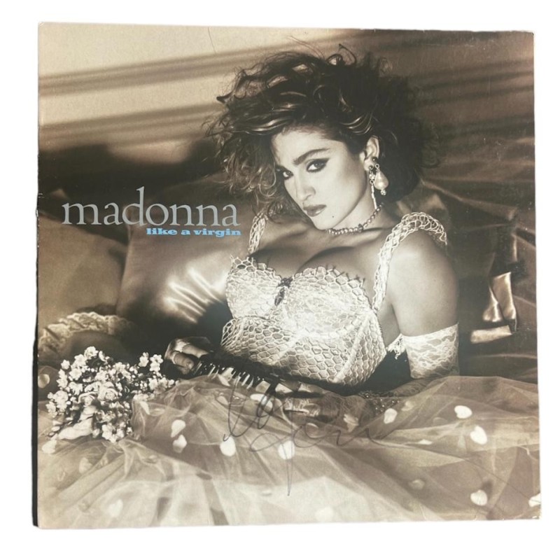Madonna Signed Like A Virgin 12" Vinyl