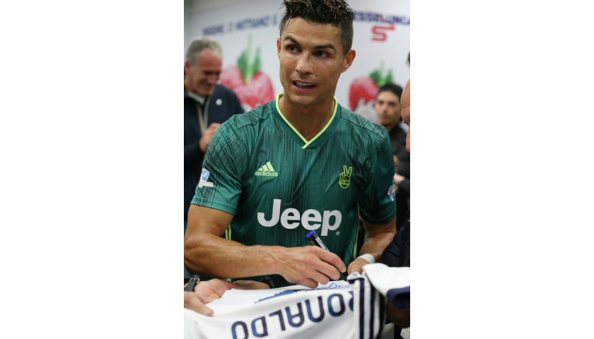 Ronaldo's Match-Issued Signed Shirt, Partita del Cuore 2019 