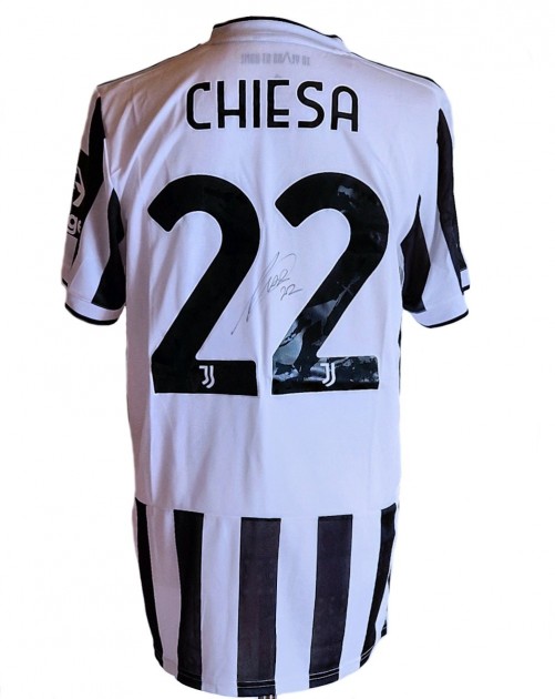 Maglia Chiesa Juventus, 2023/2024 - Autografata con dedica personalizzata -  CharityStars