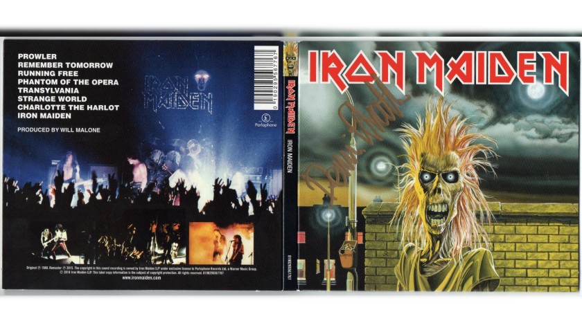 CD Signed by Dennis Stratton - Iron Maiden