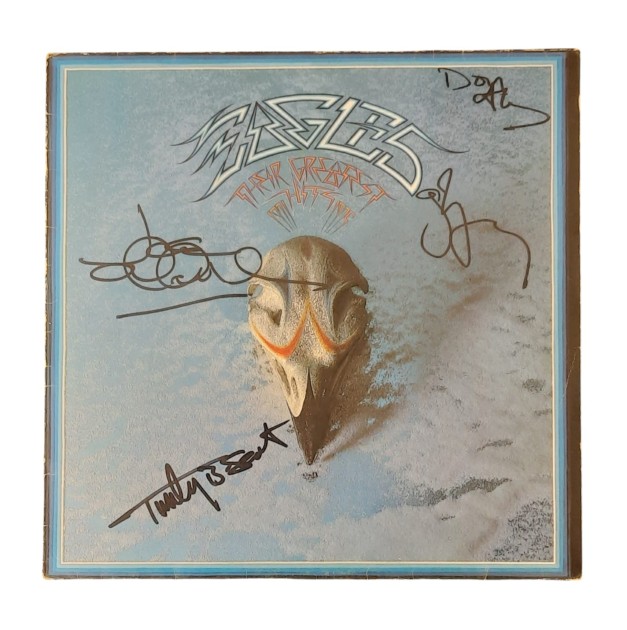 Eagles Signed Vinyl LP