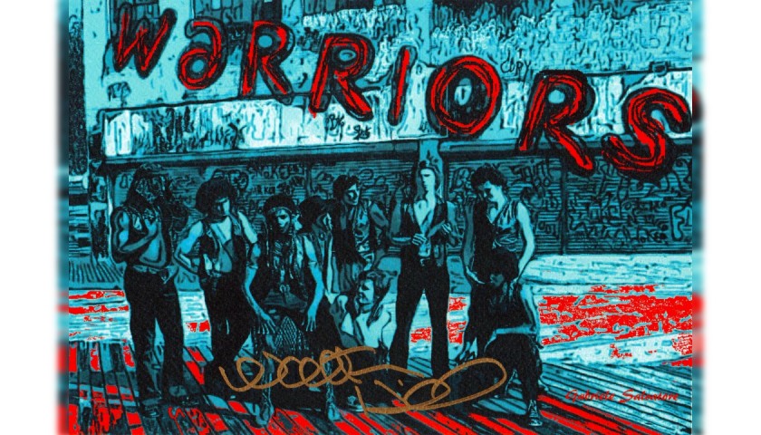 The Warriors - Walter Hill Signed Pop Artwork by Gabriele Salvatore 