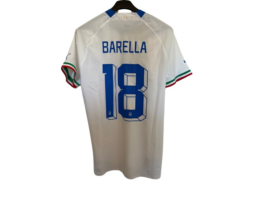 Barella's Match Shirt, Austria vs Italy 2022